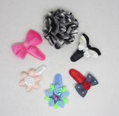 Set van 6 baby/peuter haarclips/haarspeldjes van ZoeZo Design