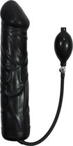 Black Giant Latex Opblaasbare Dildo - Sextoys - Dildo's  - Dildo - Dildo Normaal