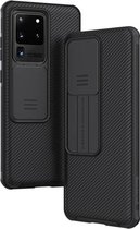 Coque Rigide Antichoc Samsung S20 Ultra Case - Avec Protecteur D'appareil Photo - Noire