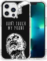 Anti Shock hybrid Case Apple iPhone 13 Pro GSM Hoesje met doorzichtige rand Zombie