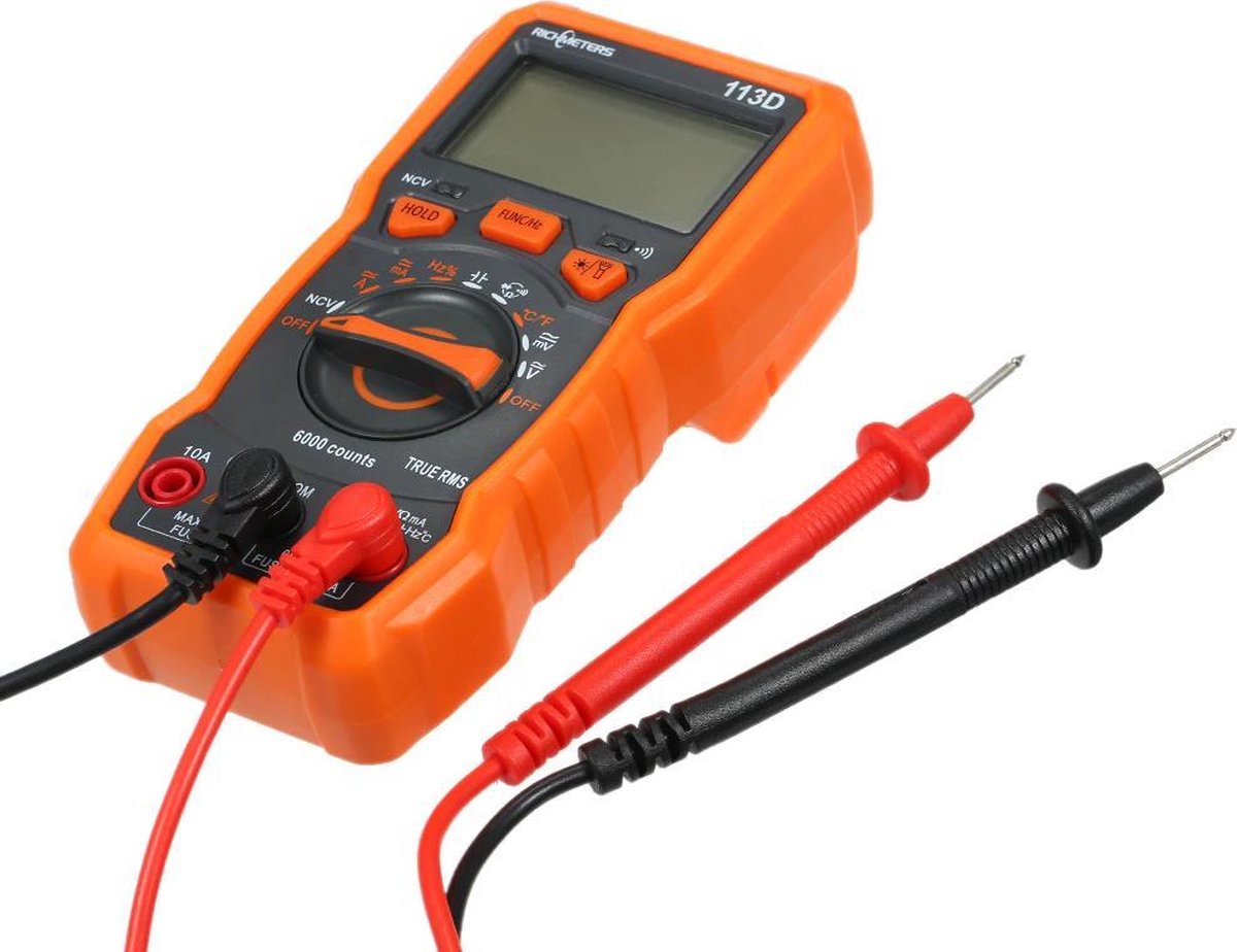 Digitale Multimeter Multimeters Spanning Meten Stroom Temperatuur