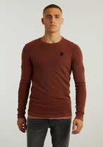 Chasin' Trui BASAL WASHED - BROWN - Maat XL