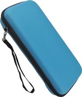 Case Geschikt Voor Nintendo Switch OLED Hoes Cover - Geschikt voor Nintendo Switch OLED Bescherm Hoes Met Koord - Blauw