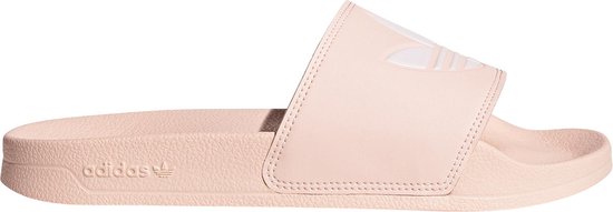 adidas Slippers - Maat 38 - Vrouwen - lichtroze/lichtoranje - wit | bol.com