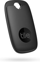 Tile Pro (2022) - Bluetooth Tracker - Keyfinder Sleutelvinder - 1-Pack - Zwart