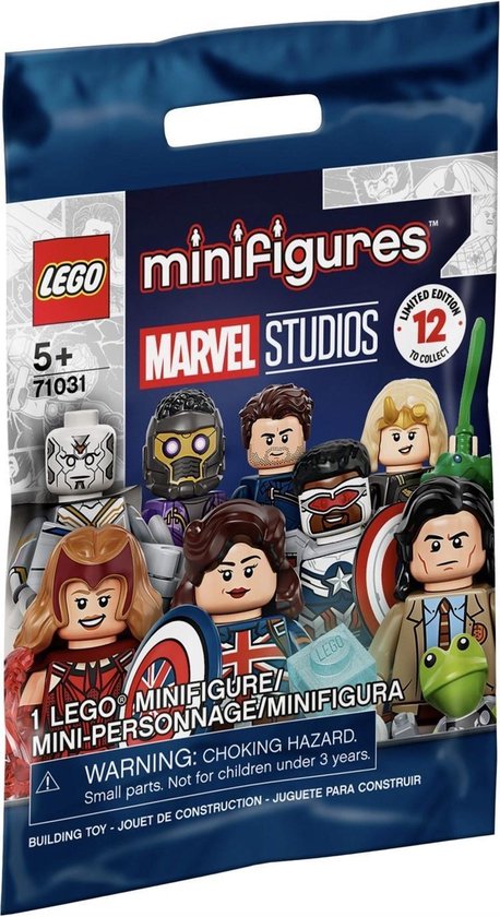 LEGO 71031 Marvel Studios minifiguren, bouwspeelgoed voor verzamelaars, 1 van 12, speelgoed voor 5-jarigen