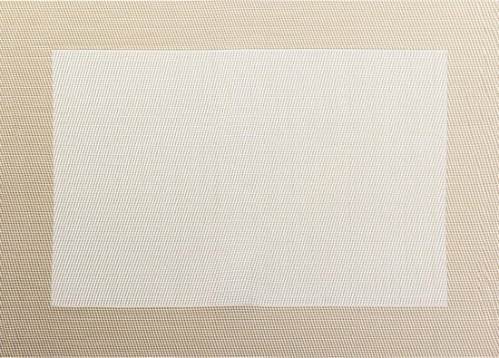 ASA Selection Geweven Rand Placemat - 33 x 46 cm - Gebroken Wit