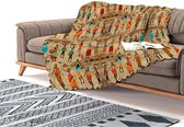 Zethome Afrikaans Etnisch Patroon Digital Printed Modern Chenille Sofa Cover , meubelhoes , Bank hoes , Zetel hoes , Bank beschermer 90x180