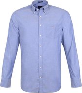 Gant - Casual Overhemd Broadcloth Lichtblauw - XXL - Heren - Regular-fit
