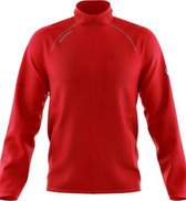 Masita | Softshell Jas Heren - Water en Windafstotend - Fleece Binnenkant - Muts in Kraag - RED - 128