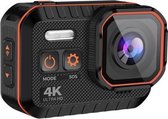 SC002-12 4K Outdoor Sport Camera WiFi Duiken Waterdichte Mini Camera (Zwart)