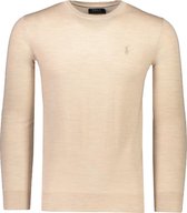 Polo Ralph Lauren  Trui Beige Beige Getailleerd - Maat XS - Heren - Herfst/Winter Collectie - Wol