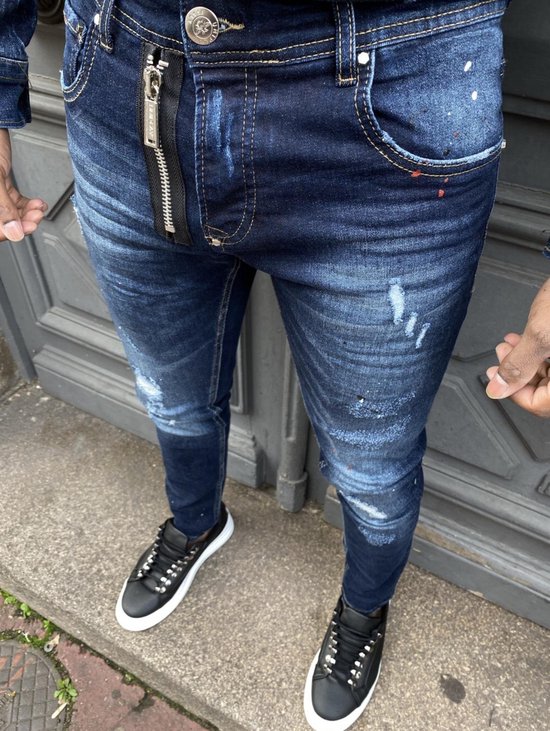 Hopelijk Hilarisch Verwant Heren Jeans Designer Spijkerbroek Fashion Kleding Outfit Dress Clothing  Outlet Kleren W30 | bol.com