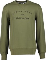 Björn Borg Sweater - Slim Fit - Groen - XL