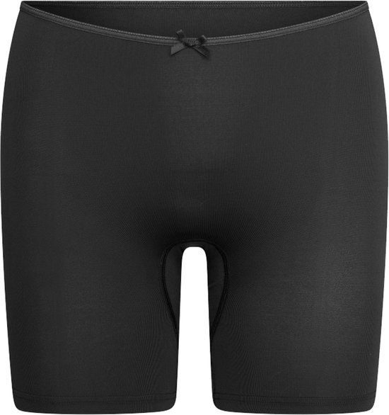 RJ Bodywear Pure Color dames extra lange pijp short - zwart - Maat: 4XL