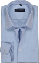 CASA MODA comfort fit overhemd - lichtblauw - Strijkvrij - Boordmaat: 46