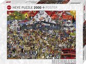 Heye British Music History Legpuzzel 2000 stuk(s) Strips