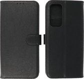 Motorola Edge 20 Hoesje - Book Case Telefoonhoesje - Kaarthouder Portemonnee Hoesje - Wallet Case - Zwart