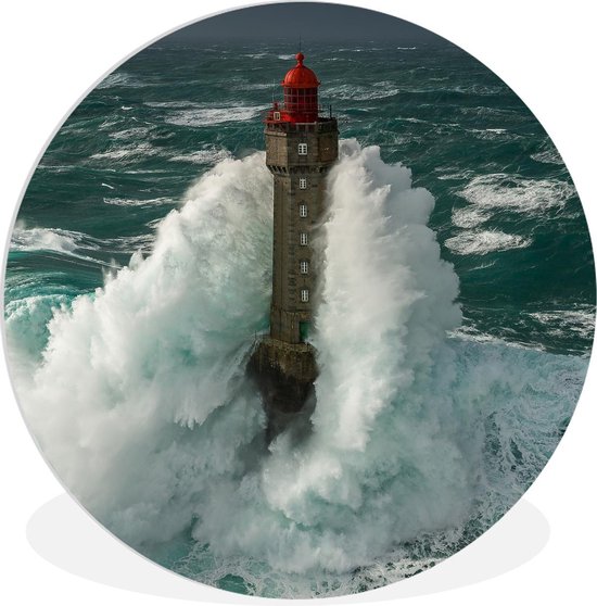 WallCircle - Wall Circle - Wall Circle Indoor - Phare - Golf - Storm - 150x150 cm - Décoration murale - Peintures Ronds