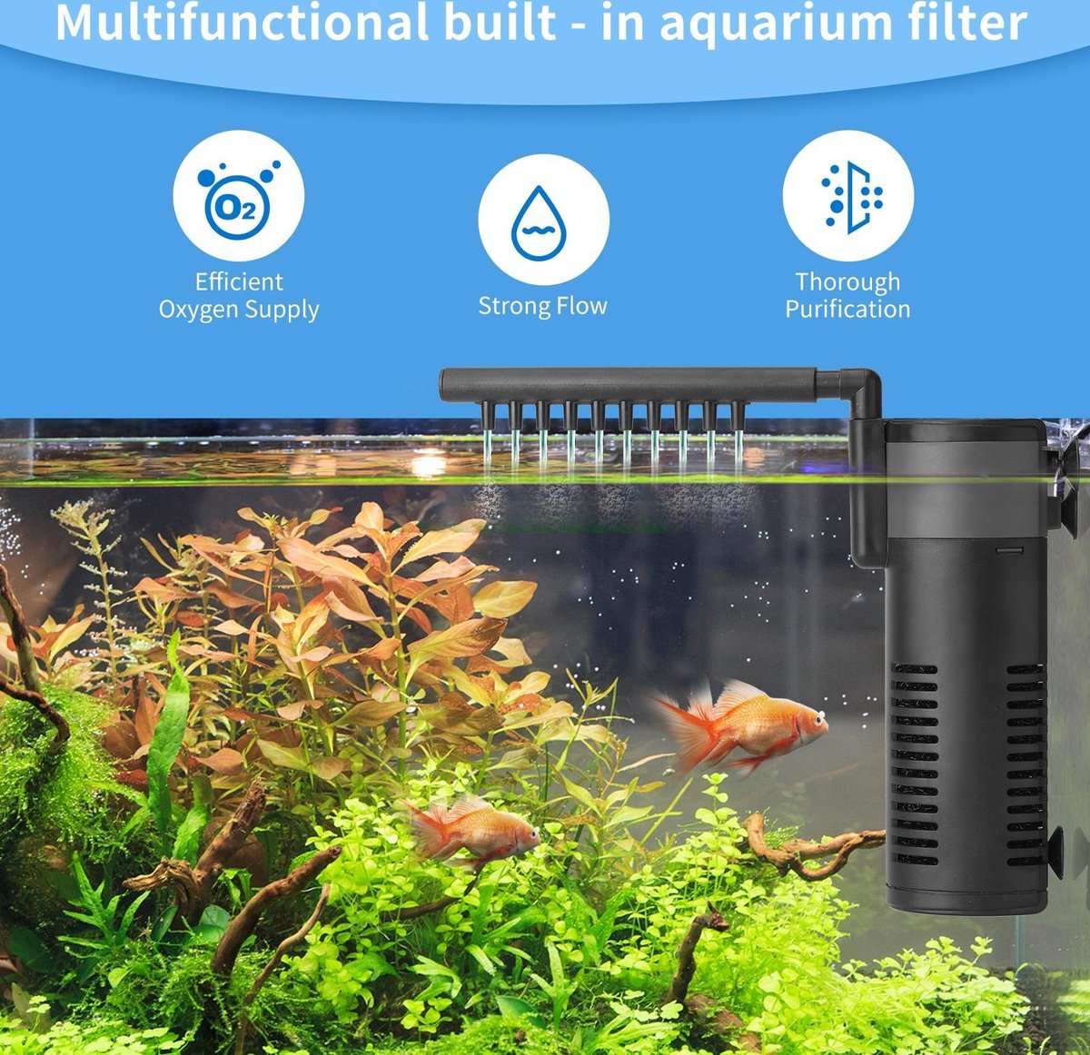 Verleden dans pomp Nobleza LXS - Aquarium Filter Pomp - 200 L/H - 5W - 3 stuks | bol.com