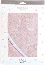 Effiki Premium Baby handdoek met capuchon – Badcape baby – Badponcho – Baby badjas – Roze 95x95