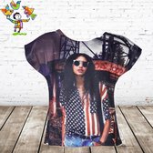 t-shirt America -s&C-98/104-t-shirts meisjes