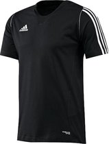 Adidas T12 Shirt - Sportshirt - Heren - Climalite Katoen - Zwart - Maat 9