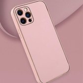 JPM Iphone 12 Pro  Pink Kunlst  Leather Case