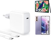 PowerCharger 45W PPS USB-C Oplader voor Samsung Galaxy Tab A7 (2020) / Tab S7 / Tab S7 Plus / S7 Lite - Inclusief USB-C Kabel van 2 Meter