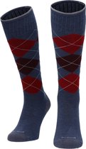 Sockwell Argyle Denim - Klasse 1 Compressiekousen Heren - Maat 44-47