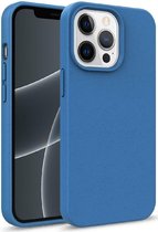 Apple iPhone 13 Hoesje Flexibel en Dun TPU Back Cover Blauw