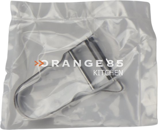 Orange85 Dunschiller - Aardappel - RVS - 11 x 7 x 1,2 cm - Zilver - Vaatwasserbestendig - Groenteschiller - Kookgerei - Orange85