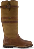Travelin' Norway - Dames Wolgevoerde Outdoorlaars - Waterdicht en Ademend - Wandellaarzen - Cognac Leer