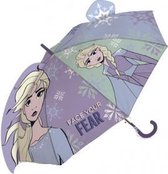 kinderparaplu Frozen II meisjes fiberglass paars/groen