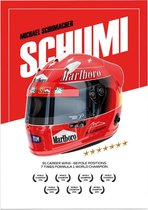 F1 Helm Series - Michael Schumacher (Ferrari) - Posterpapier - 50 x 70 cm (B2)