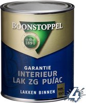 Boonstoppel Garantie Interieur Zijdeglans Lak PU/AC 1 liter  - RAL 9010