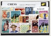 Schaken – Luxe postzegel pakket (A6 formaat) : collectie van 50 verschillende postzegels van schaken – kan als ansichtkaart in een A6 envelop - authentiek cadeau - kado - geschenk - kaart - koning - chess - kasparov - queens gambit - schaakmat