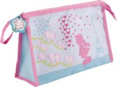 toilettas Jolly in Paris meisjes 23 x 15 cm polyester roze