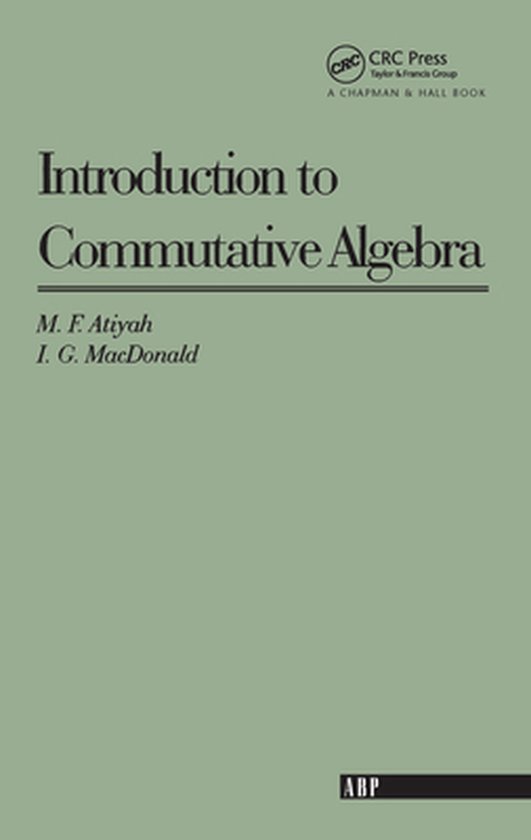 Introduction To Commutative Algebra - cover