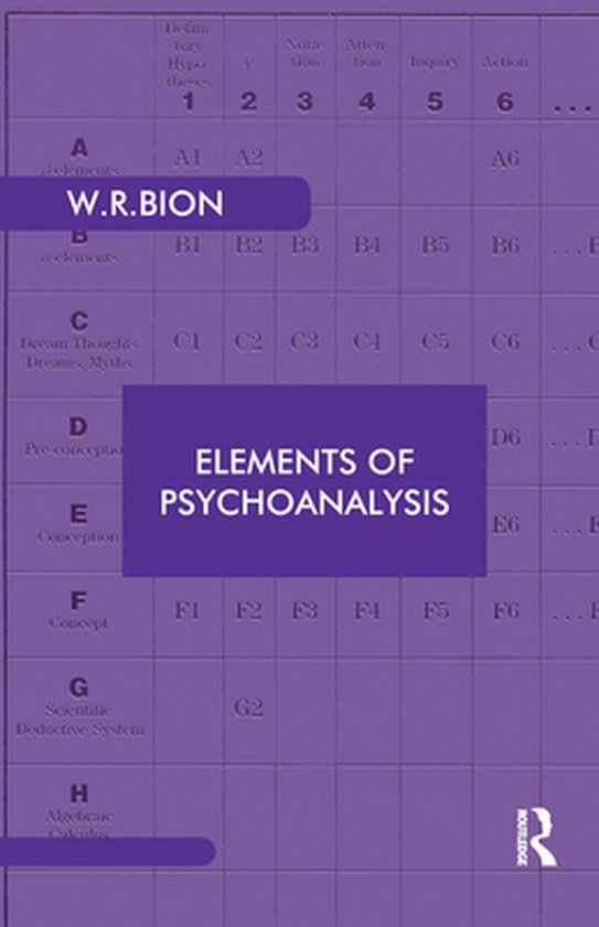 Elements of Psychoanalysis - cover
