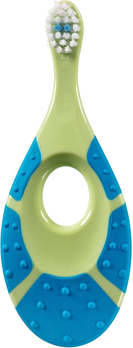 Goedkoopste 1x Jordan Tandenborstel Step By Step 0-2 jaar Blauw/Groen/Oranje