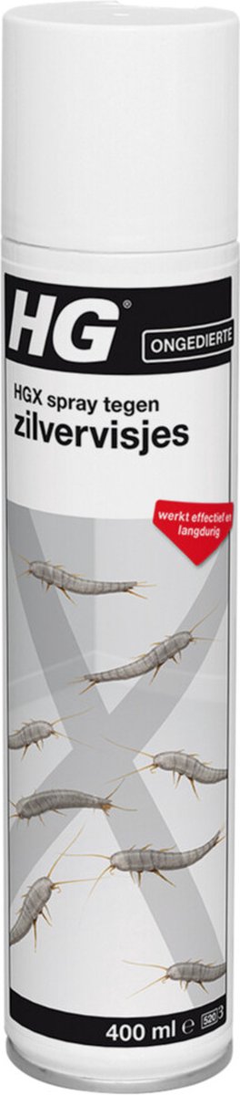 Hg - X Tegen Zilvervisjes - 6 X 400 Ml - Voordeelverpakking