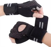 Fitness Gloves - Maat L / XL - Fitness handschoenen - Gewichthefhandschoenen - Sporthandschoenen - Fit Sport - pols brace