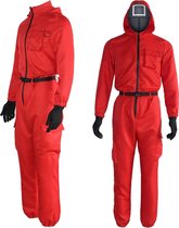 Squid Game Costuum - Kostuum - Cosplay - Pak - Costume - Netflix - Rood - Maat L