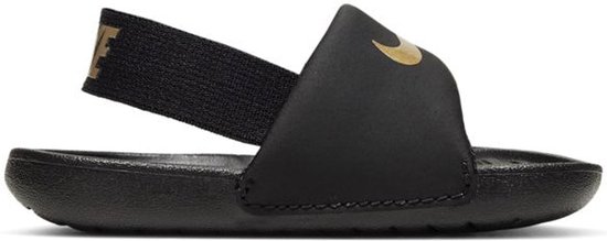 Nike Slippers - Maat 22 - Unisex - zwart/goud | bol.com