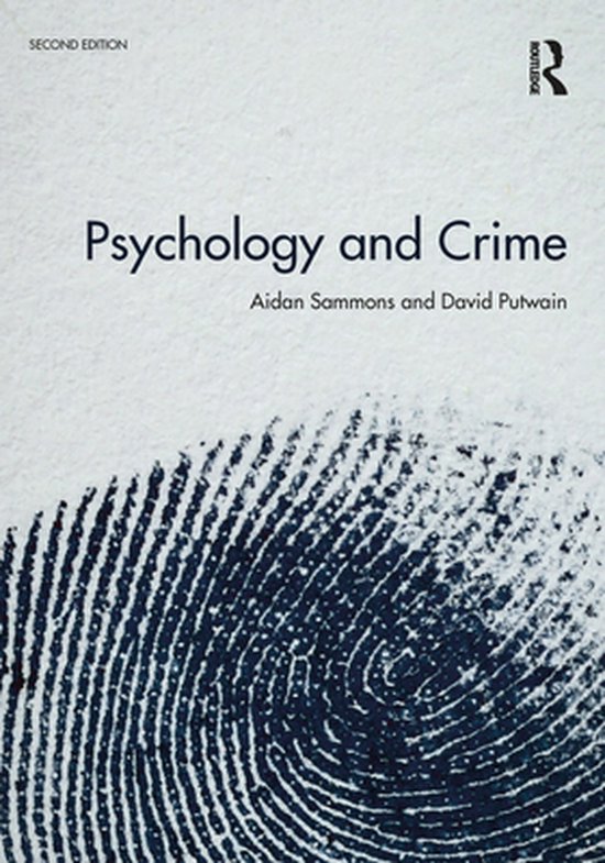 Psychology and Crime - cover