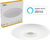 Proventa® Smart Plafondlamp met Amazon Alexa Echo Dot houder - Bedienbaar met App & Spraak - 50 cm