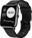 MAOO AMPLIFY Smartwatch - Incl. screenprotector – Hartslag, bloeddruk, bloedsaturatie, slaap, afstand – Stappenteller – Smartwatch heren – Smartwatch dames – Horloge – Zwart