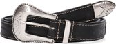 Fabienne Chapot Barny Belt Riemen - Zwart - Maat 95