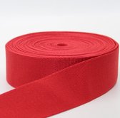 Leduc 5 meter Polyester Tassenband Rood 40mm